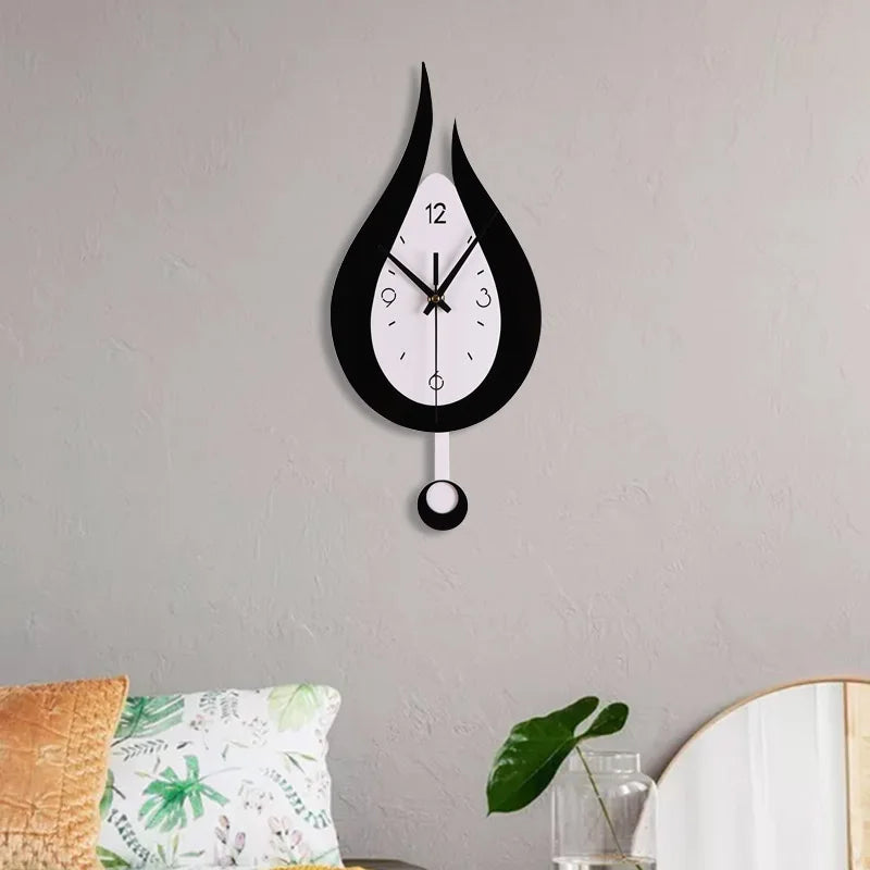 Horloge Murale à pendule - Goutte d'Eau