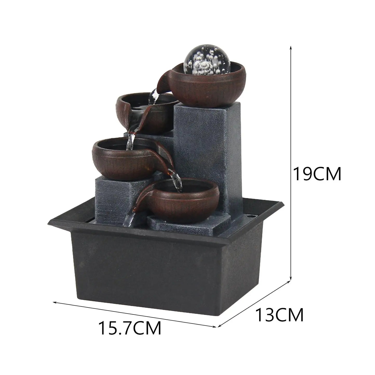 Fontaine d'intérieur Design à Boule Rotative