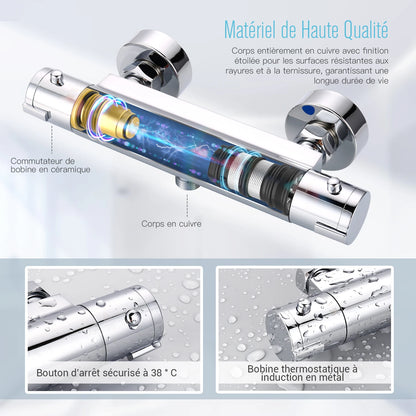 Mitigeur de douche thermostatique