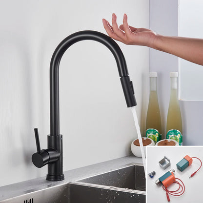Robinet Cuisine Tactile – Douchette 360°, Capteur Intelligent