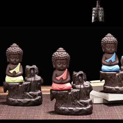 Porte Encens Petit Moine Créatif | Porte-Encens Bouddha
