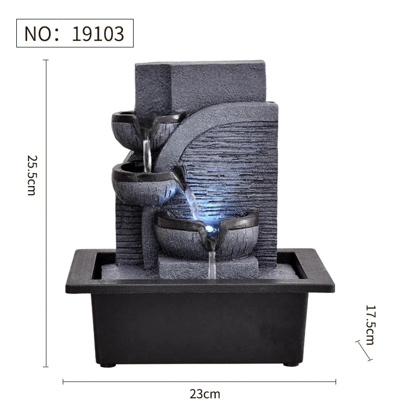 Fontaine d'intérieur Feng Shui Artisanale