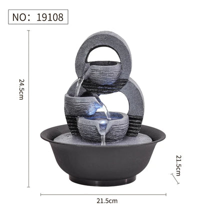 Fontaine d'intérieur Feng Shui Artisanale