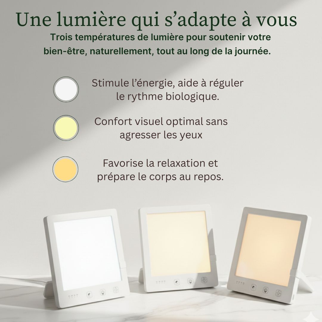 Lampe Luminothérapie LED 10 000 Lux