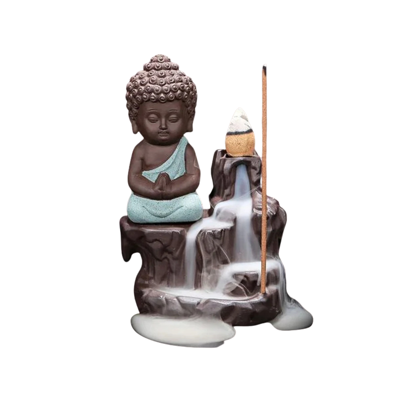 Porte Encens Petit Moine Créatif | Porte-Encens Bouddha