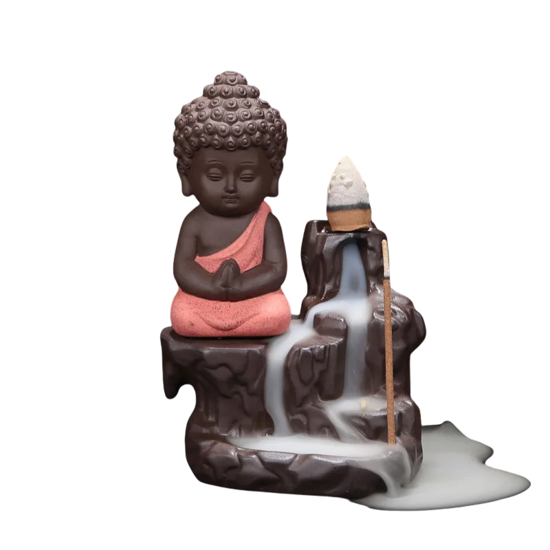Porte Encens Petit Moine Créatif | Porte-Encens Bouddha