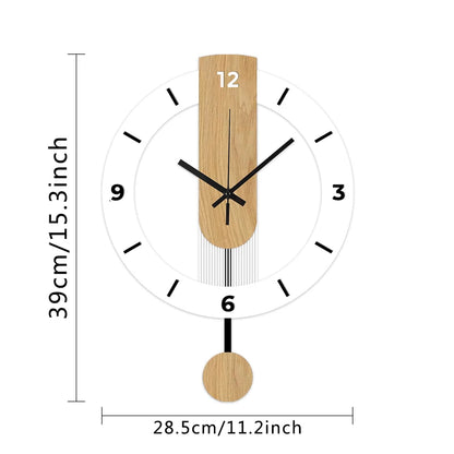 Horloge Murale Pendule  - Design Moderne et Silencieux