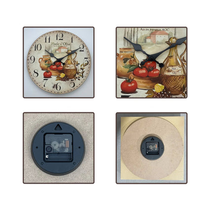 Horloge Murale Rétro Provençale