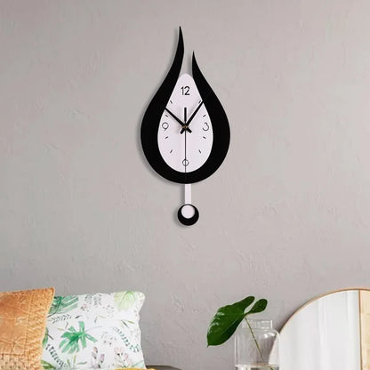 Horloge Murale à pendule - Goutte d'Eau