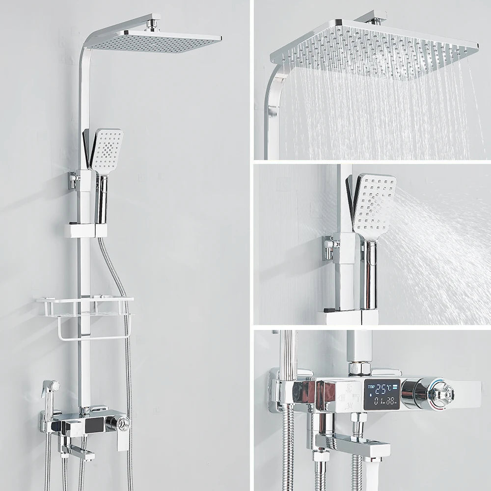 Douche Thermostatique – Double Poignée