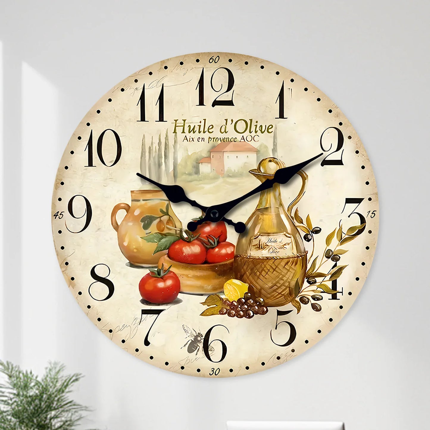 Horloge Murale Rétro Provençale