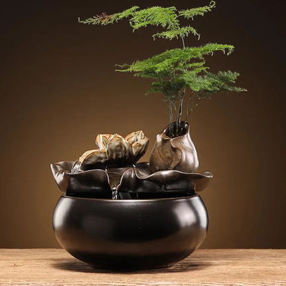 Fontaine à Eau d'Intérieur en Céramique