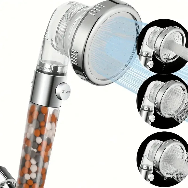 Pommeau de Douche Filtrant - Anti Calcaire , 3 Modes
