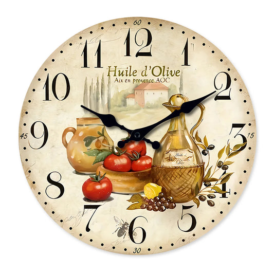 Horloge Murale Rétro Provençale