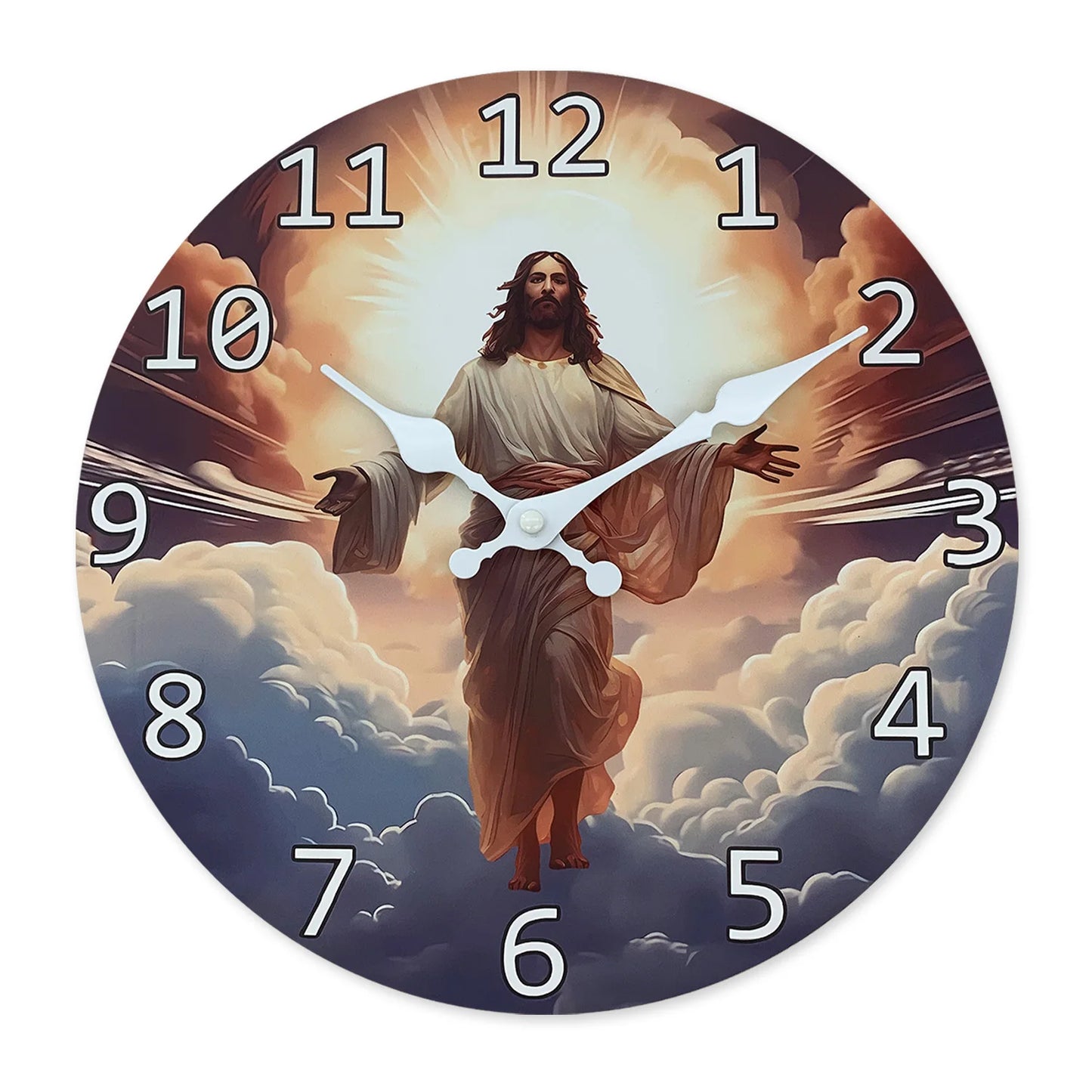 Horloge Murale Artistique - Design Jésus Ressuscité
