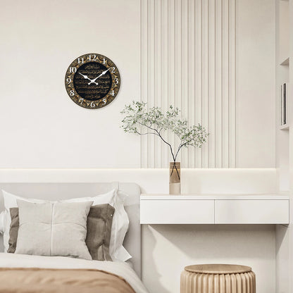 Horloge Murale - Calligraphie (Art Islam)