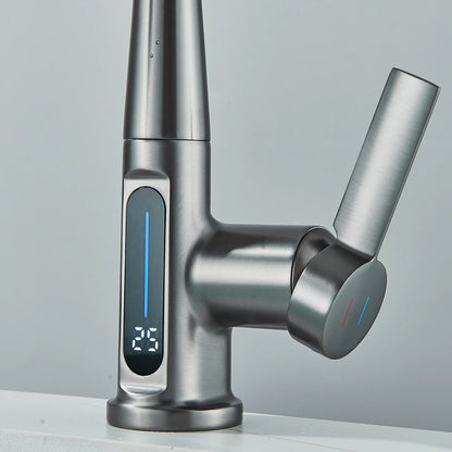 Robinet Lavabo Afficheur numerique – Capteur Infrarouge,