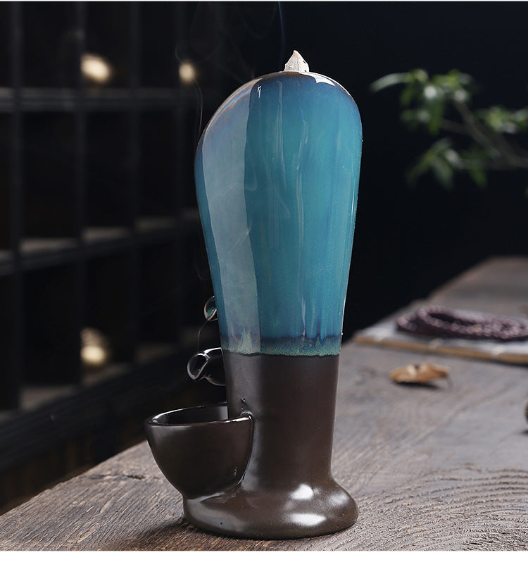 Porte Encens Céramique Créatif | Brûleur d'Encens Cascade