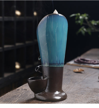 Porte Encens Céramique Créatif | Brûleur d'Encens Cascade