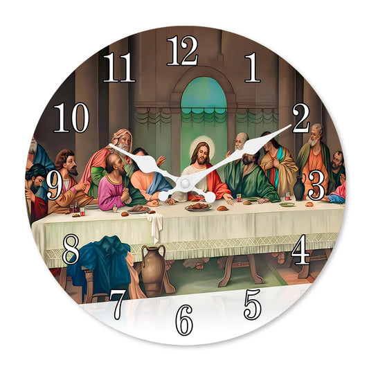 Horloge Murale  - Design Dernier Dîner de Jésus