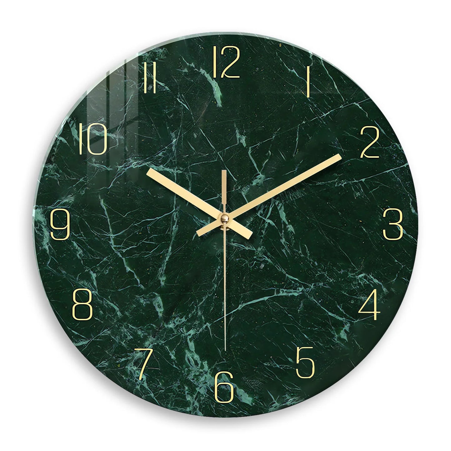 Horloge Murale -Marbre Vert