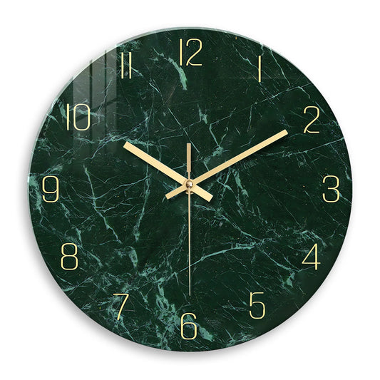 Horloge Murale -Marbre Vert