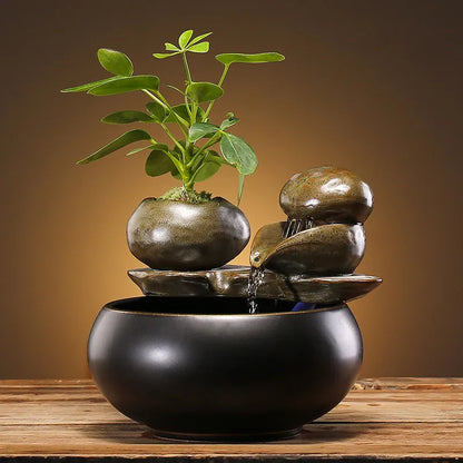 Fontaine à Eau d'Intérieur en Céramique