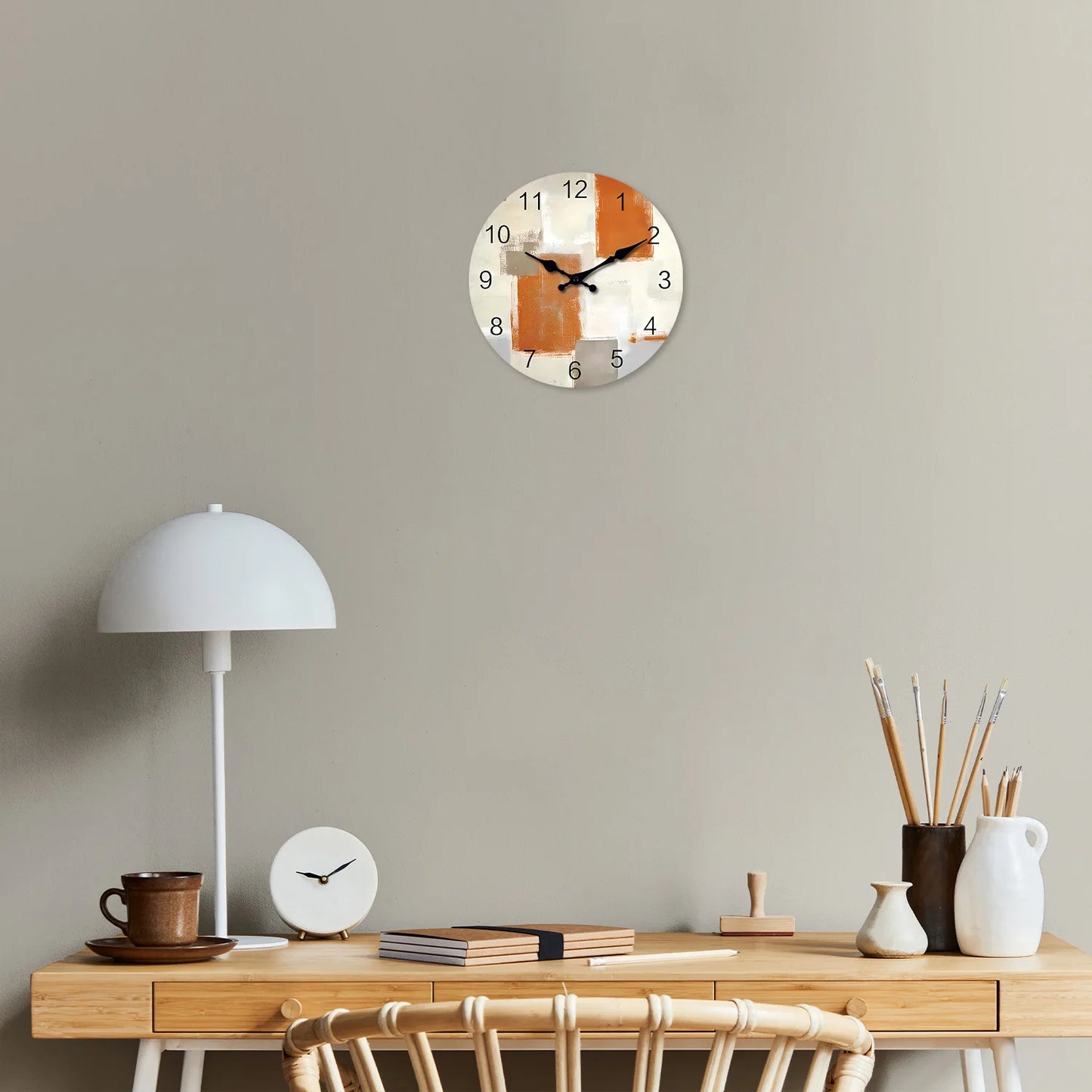 Horloge Murale Moderne Art Abstrait