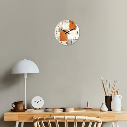 Horloge Murale Moderne Art Abstrait