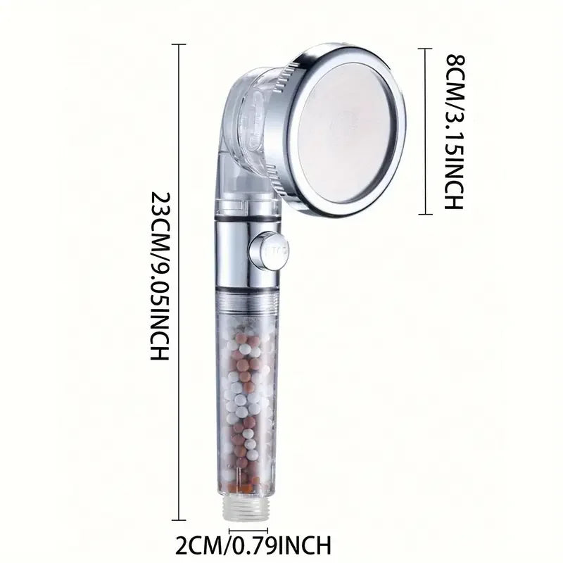 Pommeau de Douche Filtrant - Anti Calcaire , 3 Modes