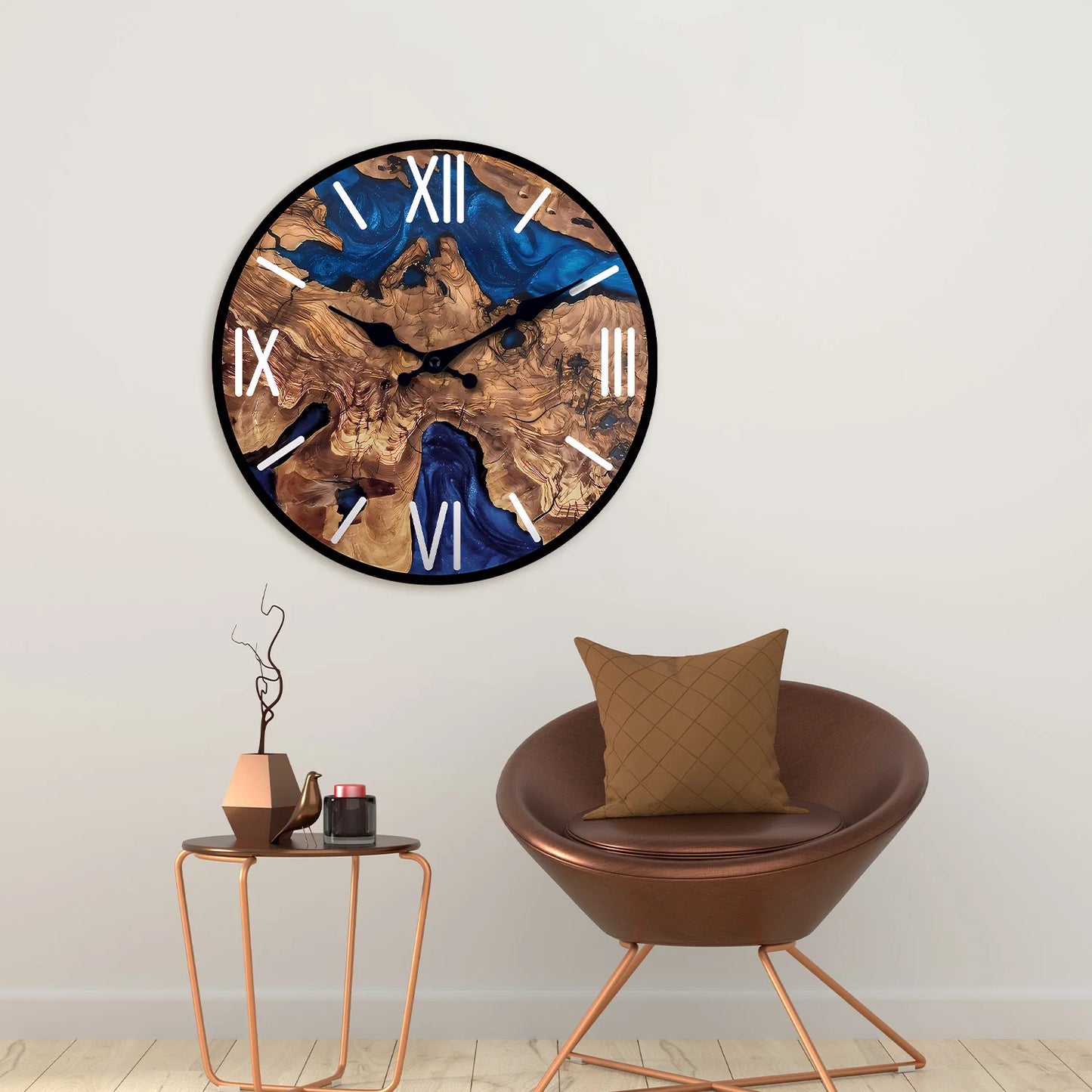 Horloge Murale - Chiffres Romains Moderne