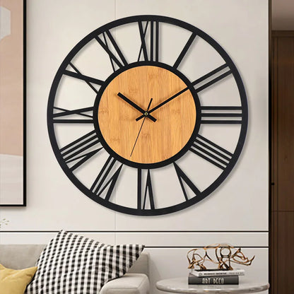 Horloge Murale Métallique Style Antique