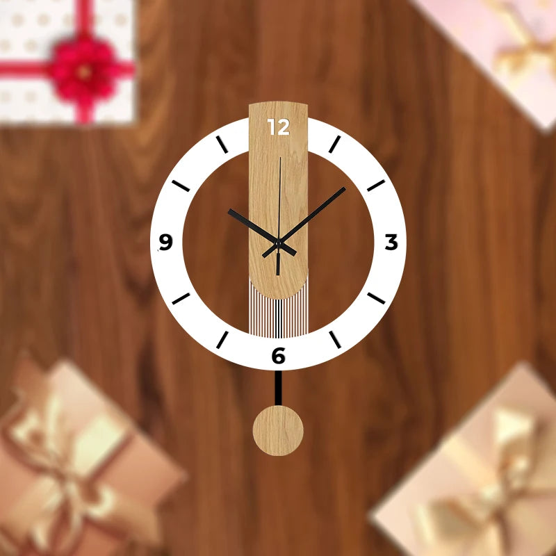Horloge Murale Pendule  - Design Moderne et Silencieux