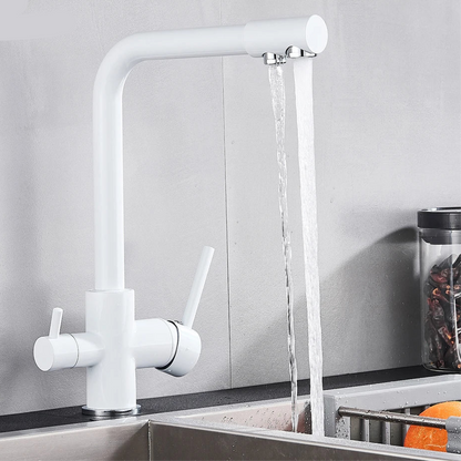 Robinet Cuisine Contemporain - Double Poignée