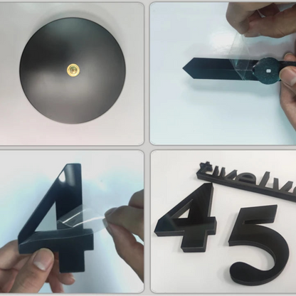 Horloge Murale Moderne avec Chiffres Arabes
