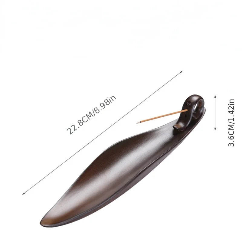 Porte Encens Zen Céramique | Support pour Bâtons d'Encens