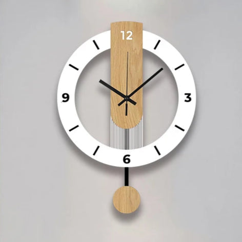 Horloge Murale Pendule  - Design Moderne et Silencieux
