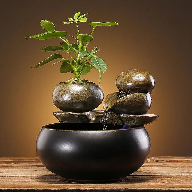 Fontaine à Eau d'Intérieur en Céramique