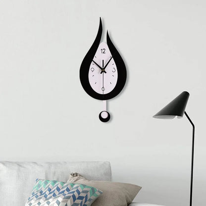 Horloge Murale à pendule - Goutte d'Eau