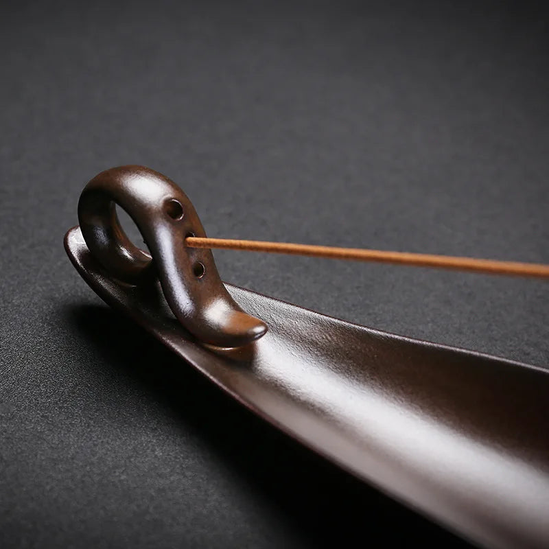 Porte Encens Zen Céramique | Support pour Bâtons d'Encens