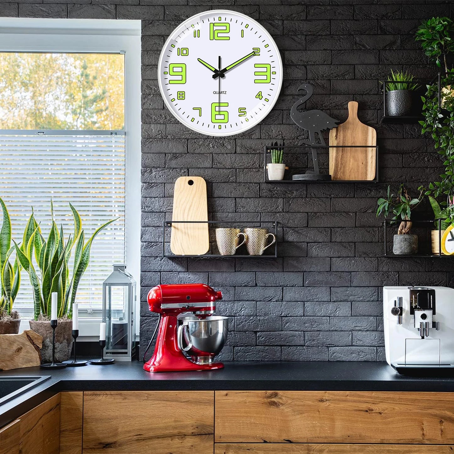 Horloge Murale Luminescente