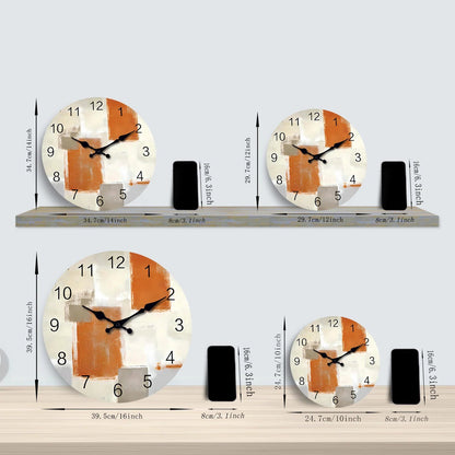 Horloge Murale Moderne Art Abstrait