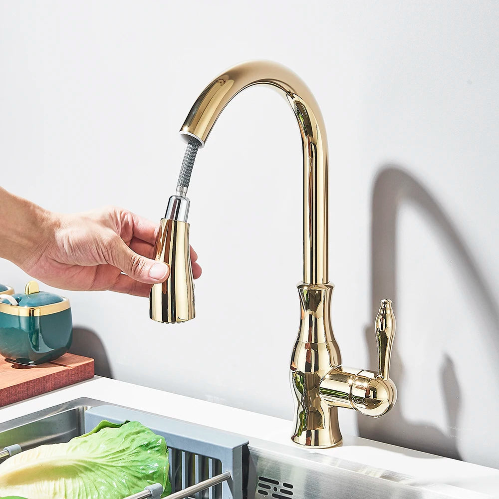 Robinet Cuisine avec Douchette Extractible – 360°