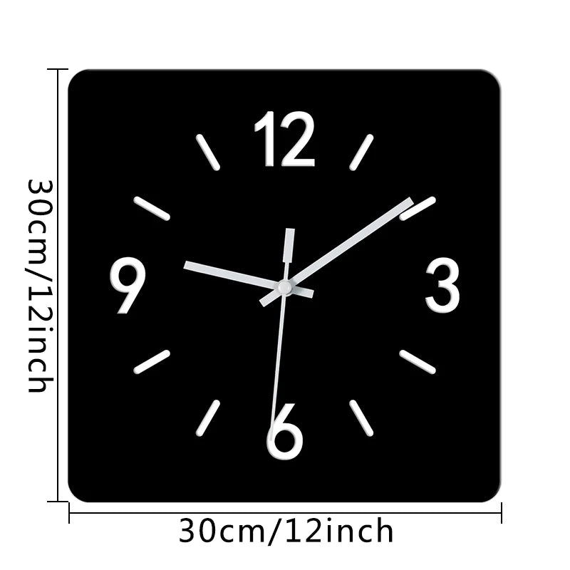 Horloge Murale Moderne - Carré