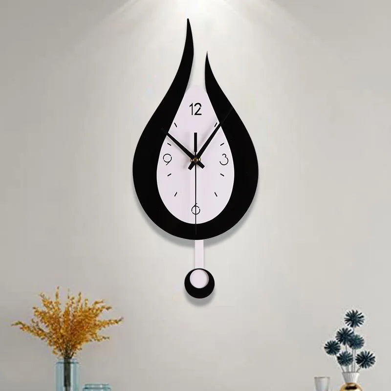 Horloge Murale à pendule - Goutte d'Eau