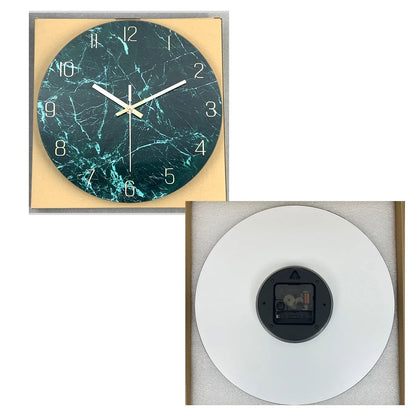 Horloge Murale -Marbre Vert