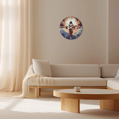 Horloge Murale Artistique - Design Jésus Ressuscité