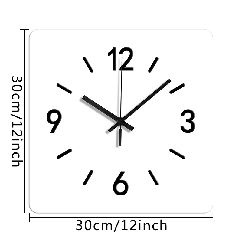 Horloge Murale Moderne - Carré
