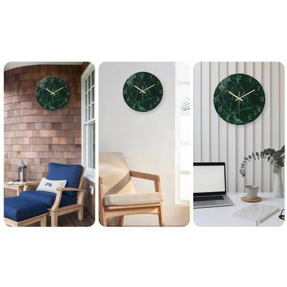 Horloge Murale -Marbre Vert