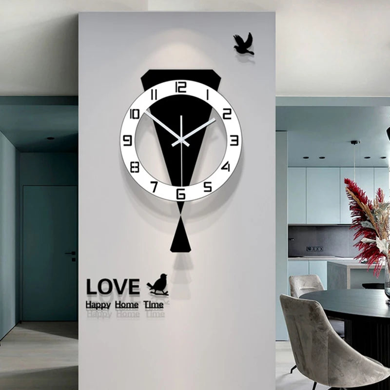 Horloge Murale - Noir et Blanc